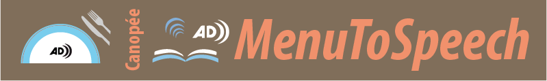 Bas de page : Logo MenuToSpeech