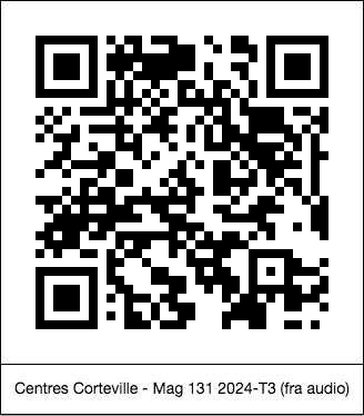 code QR de la page : Centres Corteville : Mag 131 2024-T3