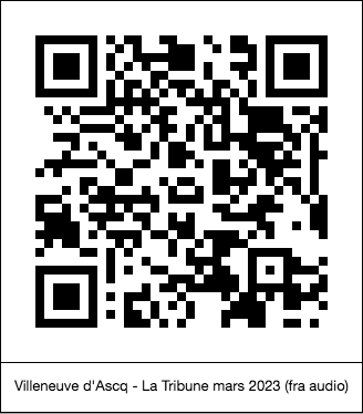 La Tribune mars 2023, n°390 (audio) : image du code QR