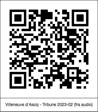  La Tribune 389 2023-02 (audio) : image du code QR