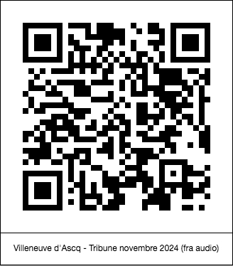 code QR de la page : Villeneuve d'Ascq : Tribune novembre 2024