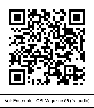 code QR de la page : Voir Ensemble : CSI Magazine 56